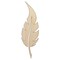 Bird Feather Unfinished Wood Shape Piece Cutout for DIY Craft Projects